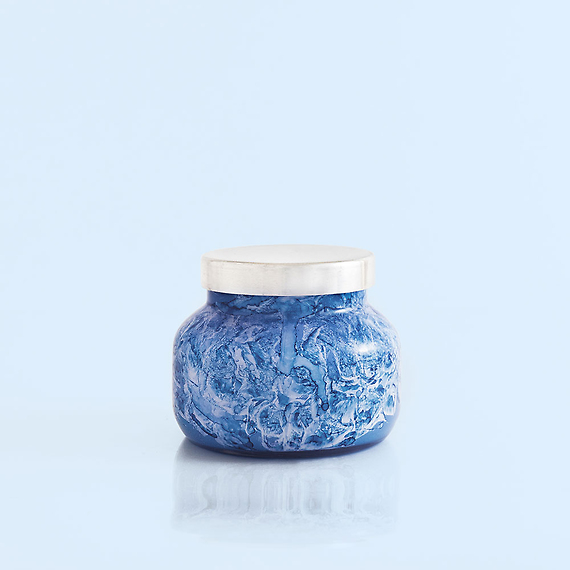 Blue Jean Watercolor Petite Jar 8 oz Candle