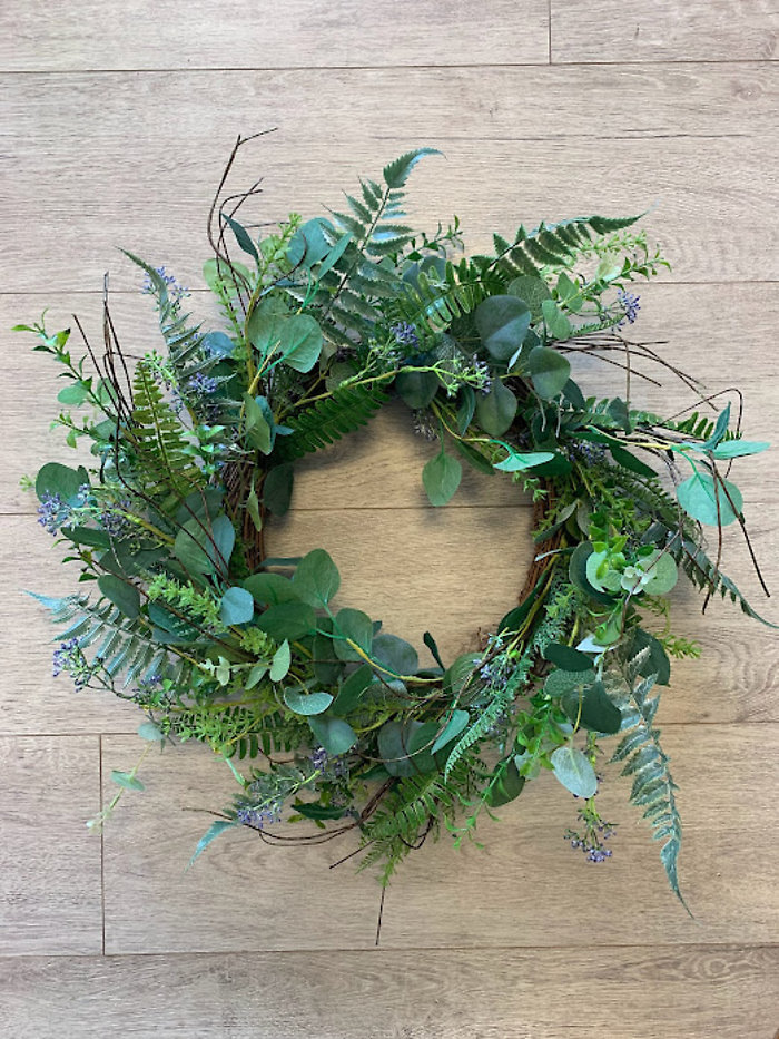 Mixed Greens Wreath