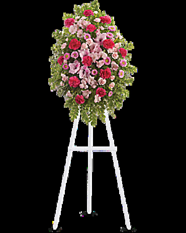 Pink Tribute Standing Spray