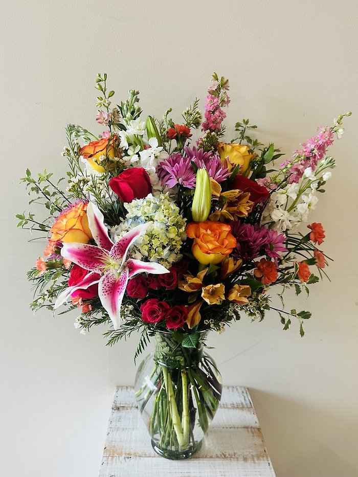 Seasonal Sympathy Vase Arrangement