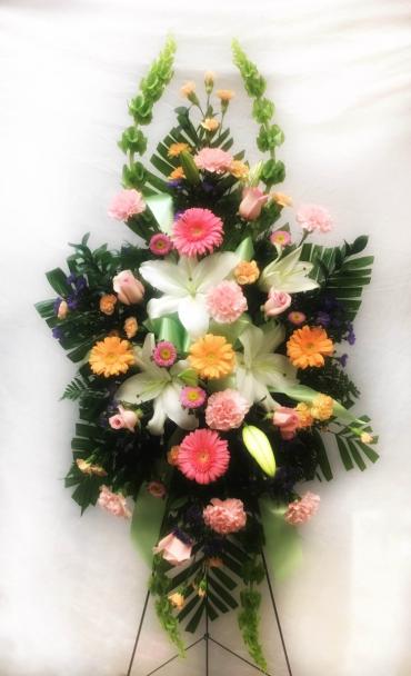 Peaceful Pastels Standing Spray*