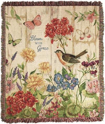 Afghan - Bloom With Grace