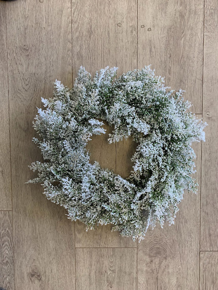 Flocked Wreath