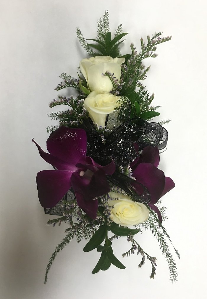 COMBO: 3 Sweetheart Roses + 2 Orchids