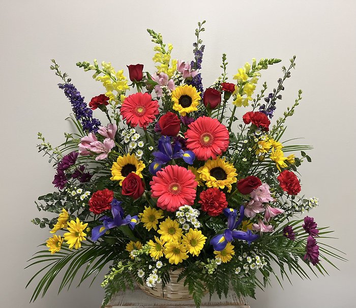 Traditional Basket Colorful Mix