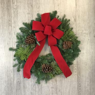 *Fresh Evergreen Wreath