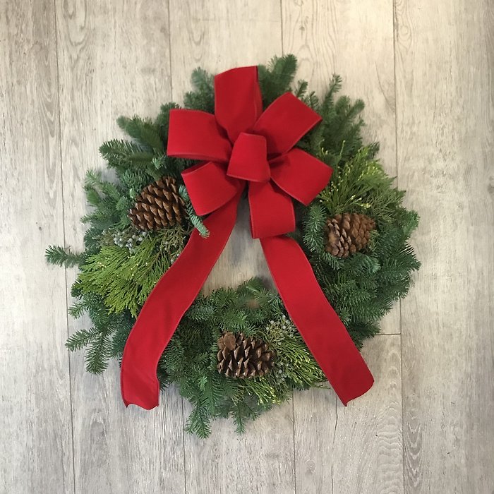 Fresh Evergreen Wreath