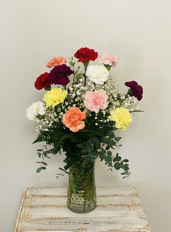 Dozen Carnations - Mixed Colors